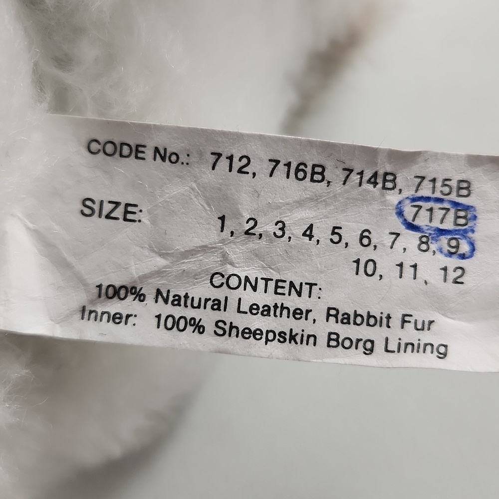 Vintage Tall Grey Fur Suede 717B Mukluk Moccasin Boots (9) - Picture 15 of 15
